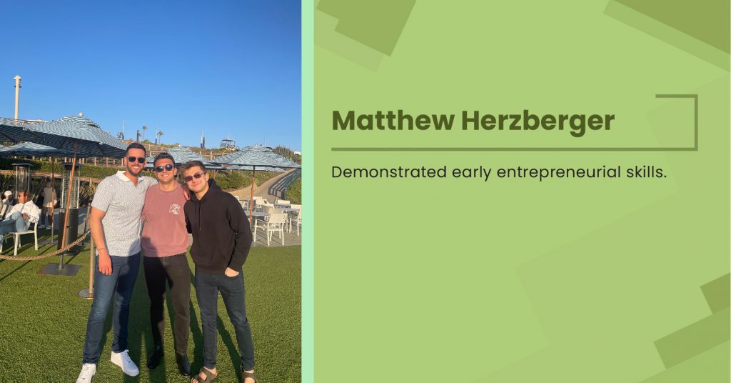 Matthew Herzberger collaborating closely with his brother to steer MVE IT Logistics to new heights.